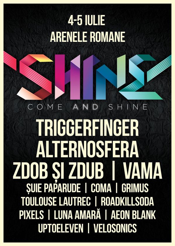 Festivalul Shine 2015: Ultima saptamana de presale!